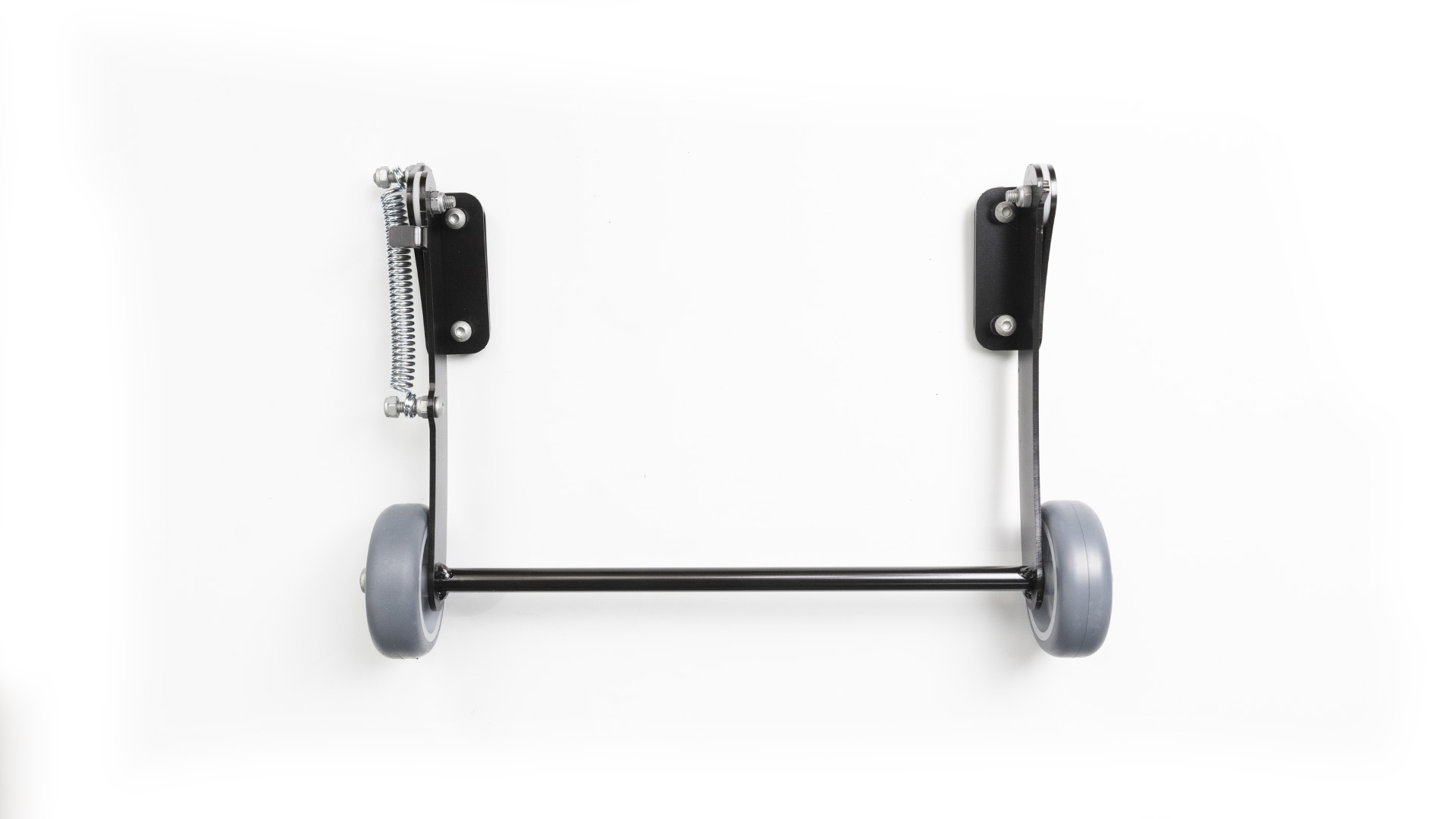 Bastidor de ruedas de recambio para TowBox EVO, diseñado para mejorar la movilidad y facilitar el transporte del portaequipajes.