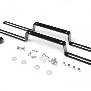 Kit de fijación para placa V20 compatible con TowBox V3, TowBox EVO y TowBox Alpha, diseñado para una instalación segura y estable de la señalización de carga saliente.