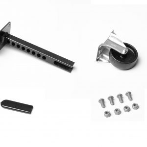 Kit de rueda completa para TowBox Camper, diseñado para facilitar el transporte y mejorar la movilidad del portaequipajes.
