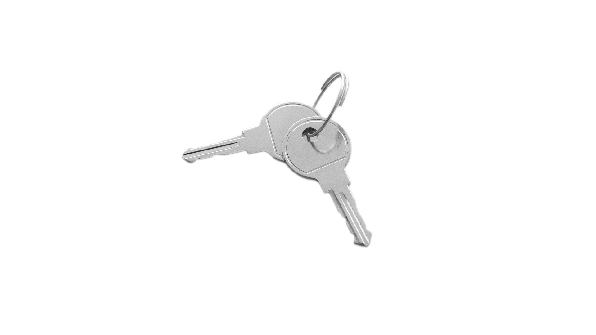 2 llaves de repuesto para el cofre del portaequipajes TowBox EVO.