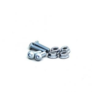 Kit de tornillería para placa V20 compatible con TowBox V2, diseñado para garantizar una fijación segura y estable de la señalización de carga saliente.