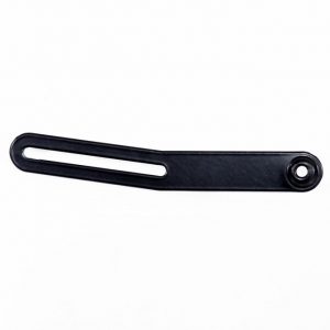 Adaptador de abatimiento para TowCar TR2 y TowCar TR3 diseñado para mejorar el acceso al maletero, permitiendo una mayor inclinación del portabicicletas.