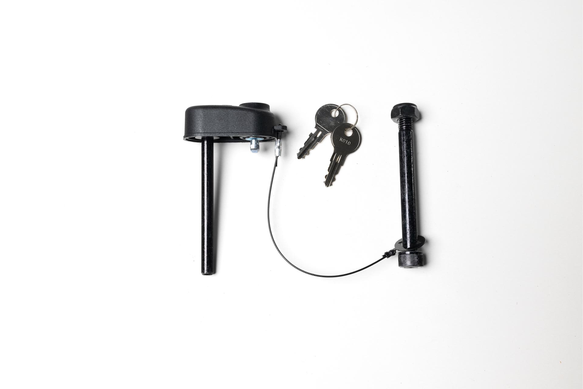 Sistema antirrobo para el cabezal de los portabicicletas TowCar T2, TR2, T3 y TR3, diseñado para aumentar la seguridad durante el transporte.