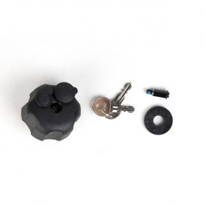 Pomo de recambio para el cabezal del portabicicletas TowCar T4, diseñado para asegurar una fijación estable y segura a la bola de enganche.