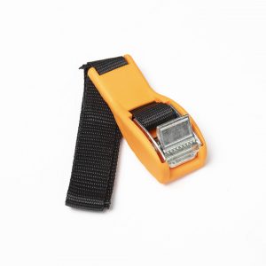 Correa de fijación de 450 mm para ruedas de bicicleta, compatible con el portabicicletas TowCar T4 e incluye pieza naranja de sujeción.