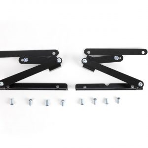 Kit de fijación para compás de tapa TowBox V3, diseñado para proporcionar estabilidad y un soporte seguro del sistema de apertura.