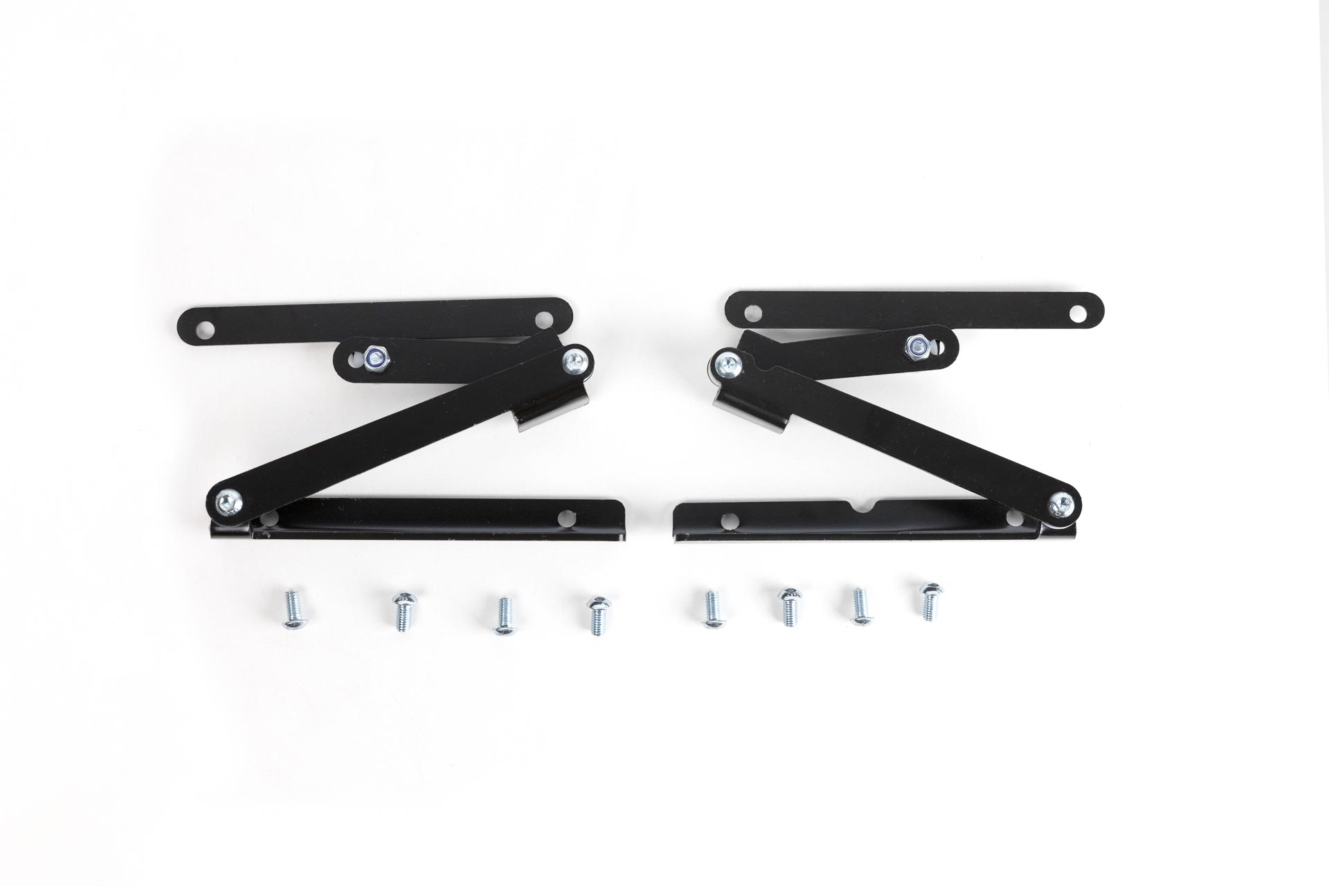 Kit de fijación para compás de tapa TowBox V3, diseñado para proporcionar estabilidad y un soporte seguro del sistema de apertura.