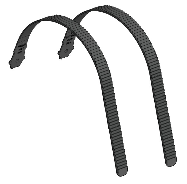 Juego de 2 correas de 50 cm para portabicicletas JustClick, compatibles con Fat Bikes y bicicletas con mayor distancia entre ejes.