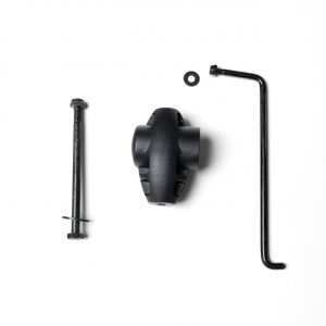 Kit de fijación para soporte en 'U' de los portabicicletas TowCar B2, B3 y B4, diseñado para proporcionar una sujeción segura y estable de las bicicletas.
