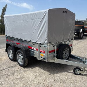 Remolque 2 ejes 2300 x 1250 PRO con lona